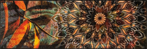 wash+dry by Kleen-Tex Fußmatte Jungle Dance, rechteckig, Höhe: 7 mm