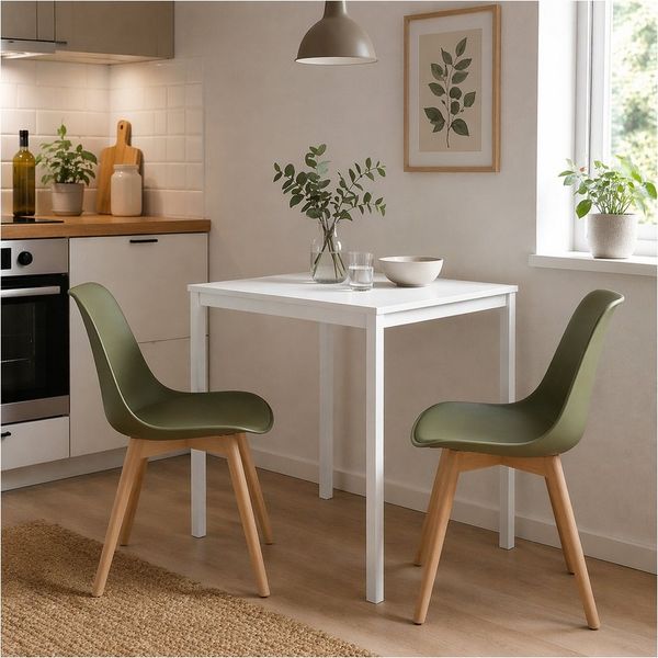 HTI-Living Esstisch Cedrik Weiß (Stück, 1-St, 1 Esstisch)