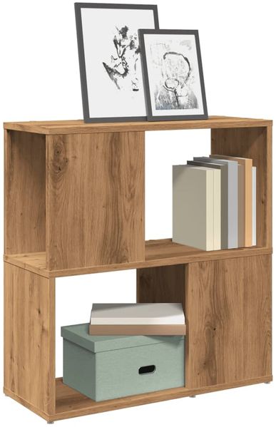 vidaXL Bücherschrank Artisan-Eiche 60x24x63 cm Holzwerkstoff 856729