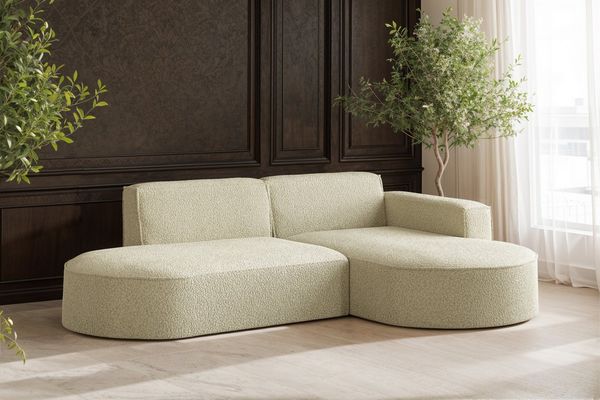 Kaiser Möbel Ecksofa Designer MODENA STUDIO L stoff Cord, Verita, Quelle, Ecksofa, Cord Sofa, L-Form, Links/Rechts wählbar
