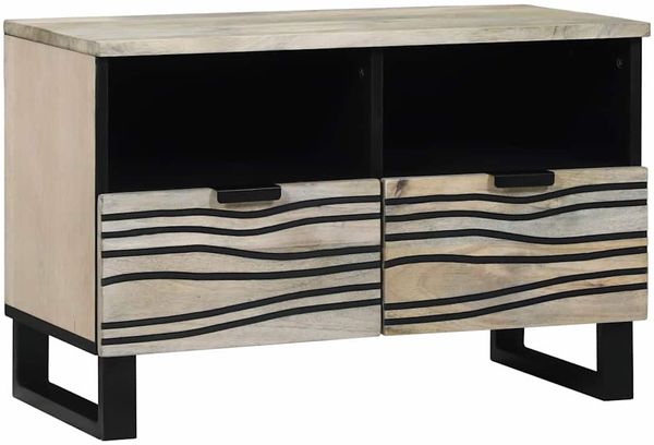 vidaXL TV-Einheiten mit Schubladen Weiß 70 x 33 x 46 cm Holzwerkstoff 4017973