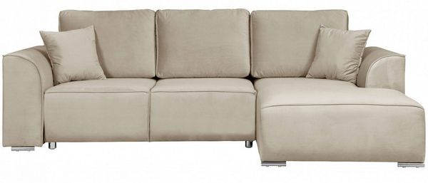 OTTO home Ecksofa BEATRICE optionale Schlafsofa mit Bettkasten, B/T/H: 265/170/86 cm, L-Form, wahlweise auch mit Bettfunktion und Bettkasten