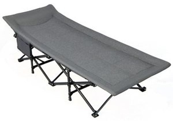 COSTWAY Feldbett Campingbett mit Seitentasche & Kopfstütze Bild 6