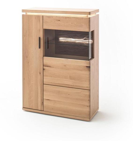 Highboard Barcelona - Balkeneiche Bianco