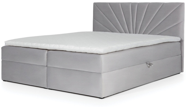 99rooms Lazzaro Boxspringbett Kunstleder SOFT Rot 160x200 cm Bild 3