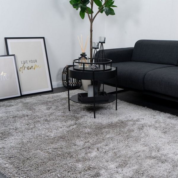 Consilio Concept Designteppich MONA Teppich Wohnzimmer Hochflor Shaggy langflorig handgefertigt