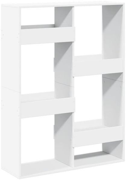 vidaXL Bücherregal 100 x 33 x 135 cm Holzwerkstoff, Weiß Bild 6