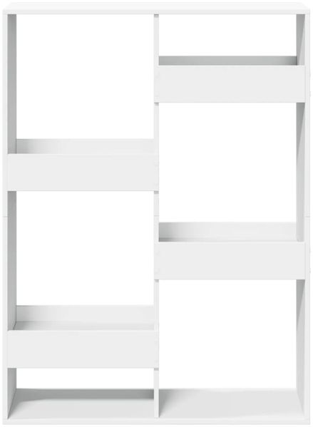 vidaXL Bücherregal 100 x 33 x 135 cm Holzwerkstoff, Weiß Bild 4