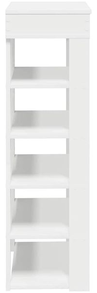 vidaXL Schuhregal Weiß 60x30x98 cm Holzwerkstoff 859923 Bild 5