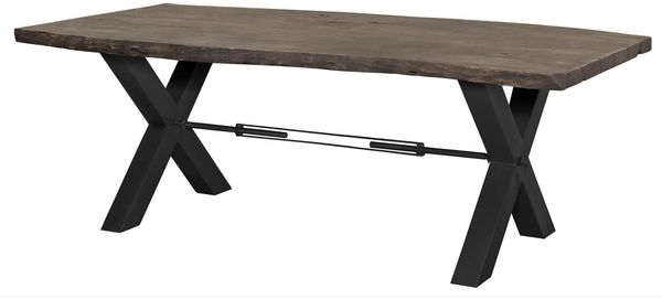 Esstisch Akazie 240x110x76 grau lackiert IRON LABEL #178