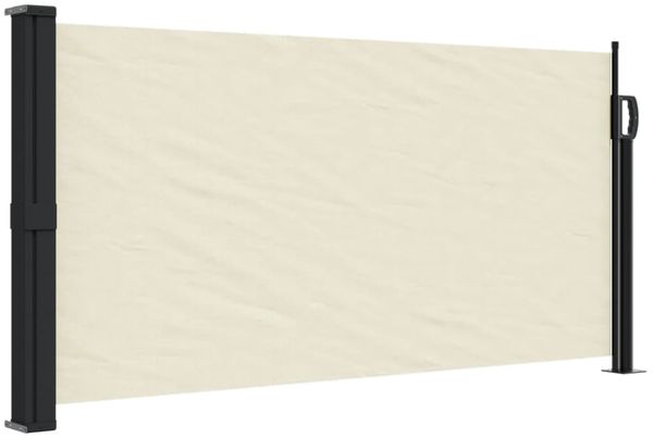 vidaXL Seitenmarkise Ausziehbar Creme 100x500 cm 4004385 Bild 2