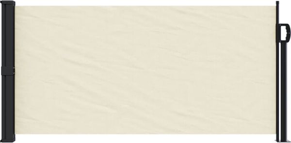 vidaXL Seitenmarkise Ausziehbar Creme 100x500 cm 4004385 Bild 3