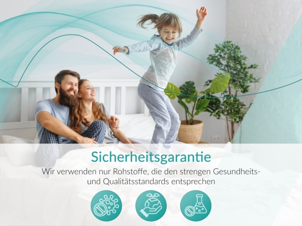 7 Zonen Taschenfederkernmatratze H3 – Rollmatratze, abnehmbarer Bezug, HR-Schaum, waschbar, Allergiker geeignet - 180 x 200 cm - COVE - LUX Bild 9