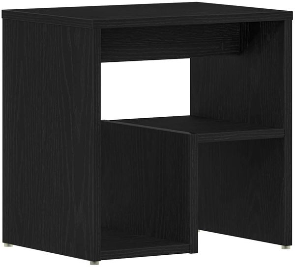 vidaXL Nachttisch 2 pcs Schwarz Eichen-Optik 40 x 30 x 40 cm 862616 Bild 5