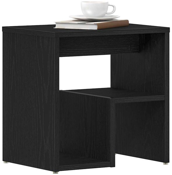 vidaXL Nachttisch 2 pcs Schwarz Eichen-Optik 40 x 30 x 40 cm 862616 Bild 3
