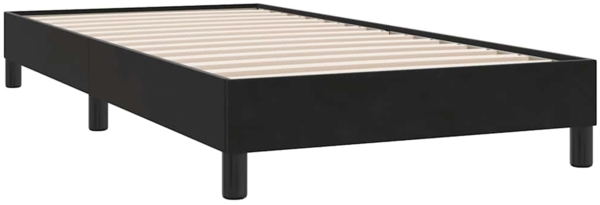 vidaXL Bettgestell ohne Matratze Schwarz 100x210 cm Samt 4101345