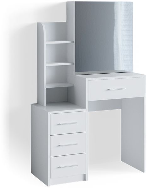 Schminktisch Conrada Weiß 36 cm Vicco