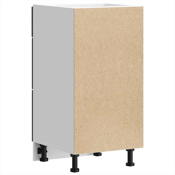 vidaXL Küchenunterschrank „Porto“ Schwarz Holzwerkstoff 854221 Bild 7