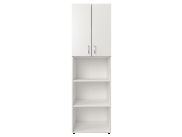 Aktenschrank Trio 57 x 190 x 34,5 cm weiß Bild 2