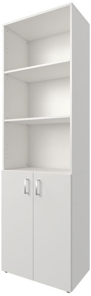 Aktenschrank Trio 57 x 190 x 34,5 cm weiß Bild 4