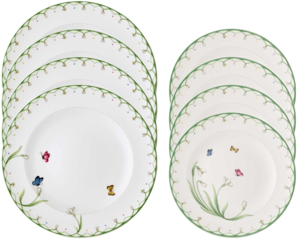 Villeroy & Boch Colourful Spring Teller-Set 8-teilig