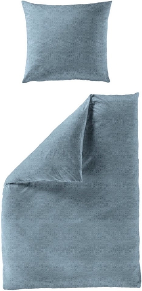 BIERBAUM Bettwäsche Chic Uni, Seersucker, 3 teilig, Schickes Unidesign: Modern und elegant für jedes Schlafzimmer