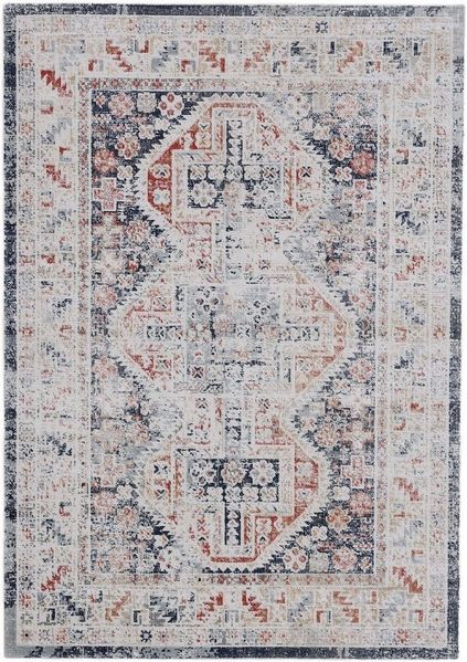 carpetfine Teppich Rina, rechteckig, Höhe: 3 mm, Orient Vintage Look, Wohnzimmer