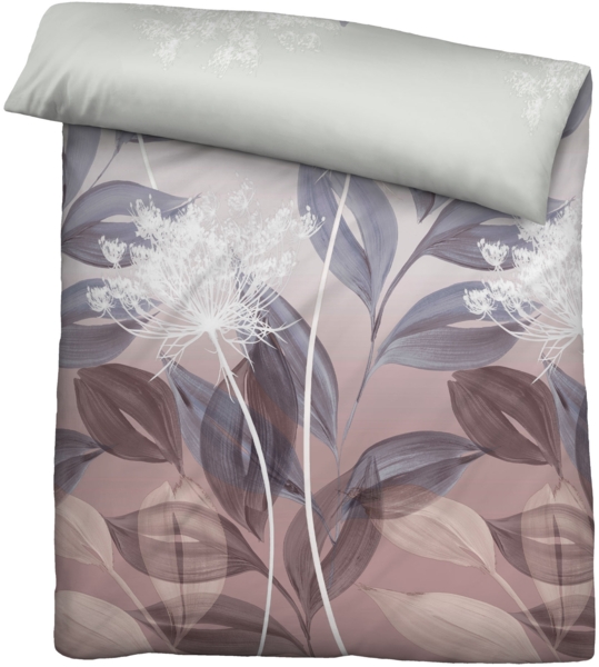 biberna Feinbiber Bettwäsche 0004100 BLÄTTERRANKE, macchiato, 1x 155x220 cm + 1x 80x80 cm Bild 2