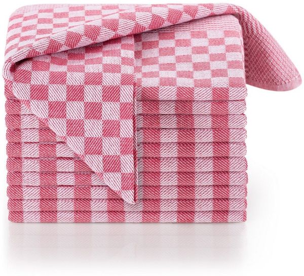 Blumtal Geschirrtuch Premium Geschirrhandtücher in 50 x 70 cm, (Set, 10-tlg, 5, 10 oder 20 Geschirrtücher), 100% Baumwolle, Oeko-TEX® Zertifiziert
