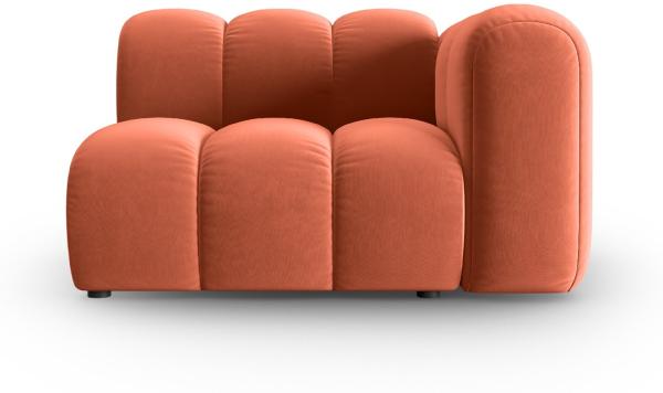 Micadoni Modul Lupine 1-Sitzer Rechts Samtstoff Salvador Koralle