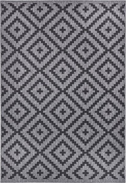 OTTO home Teppich Ronda Wendeteppich, rechteckig, Höhe: 5 mm, Sisal-Optik, Flachgewebe, In- und Outdoor, geometrisches Boho Design