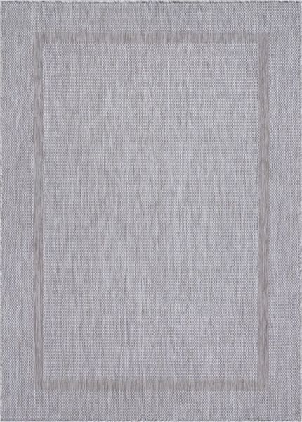 Outdoor Teppich Renata Läufer - 80x250 cm - Silberfarbe