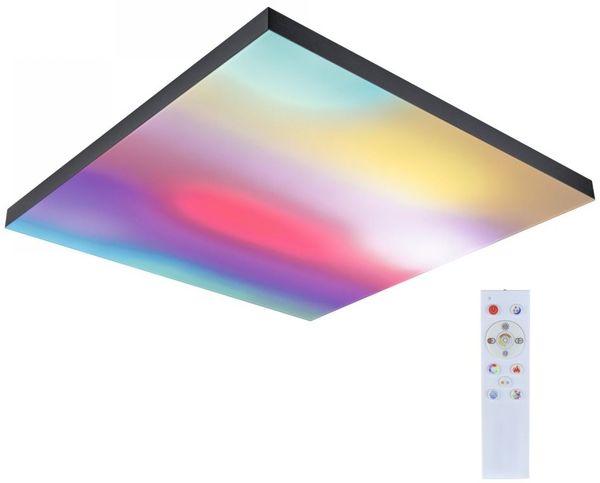 Paulmann 79913 LED Panel Loria Rainbow dynamicRGBW 595x595mm schwarz