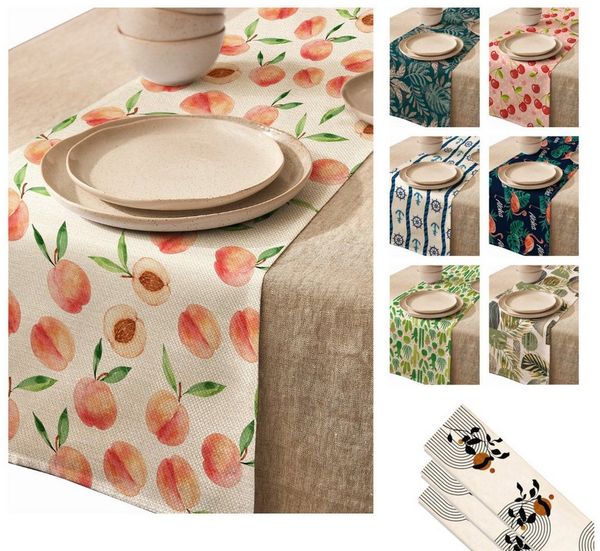 LIVINA HOME Tischläufer Premium Tischdecke abwaschbar, Tischband, moderne Leinenoptik Decke, Tischtuch, Gartentischdecke, Tafeltuch, Oster Deals Sale!