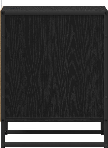 vidaXL Nachttisch 2 pcs Schwarz Eichen-Optik 39,5 x 30 x 50 cm 886655 Bild 7