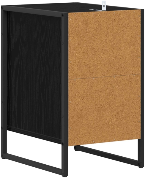 vidaXL Nachttisch 2 pcs Schwarz Eichen-Optik 39,5 x 30 x 50 cm 886655 Bild 8