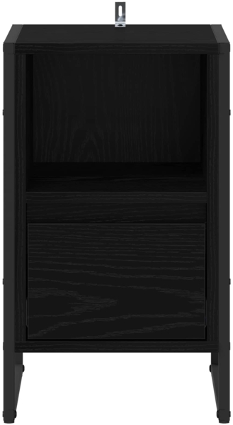 vidaXL Nachttisch 2 pcs Schwarz Eichen-Optik 39,5 x 30 x 50 cm 886655 Bild 6