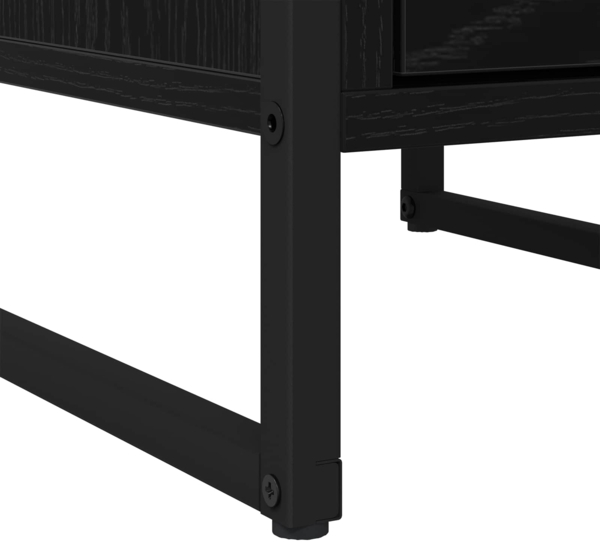 vidaXL Nachttisch 2 pcs Schwarz Eichen-Optik 39,5 x 30 x 50 cm 886655 Bild 10