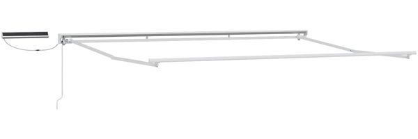 vidaXL Elektrische ausziehbare Markise Grün, Gelb, Weiß 5 x 3,5 m 3421919 Bild 3
