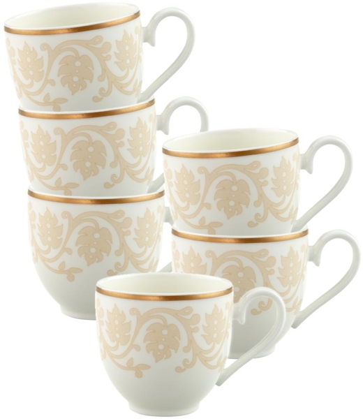 Villeroy & Boch Ivoire Espressoobertasse 70 ml 6er Set