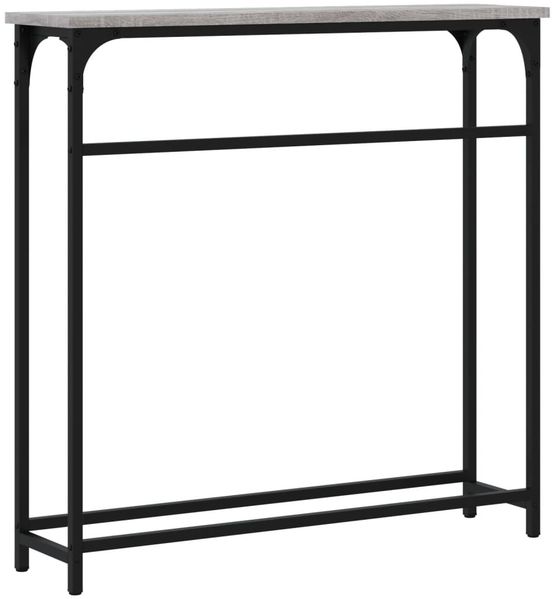 Konsolentisch, Beistelltisch, Konsole Grau Sonoma 75x19,5x75 cm Holzwerkstoff Bild 6