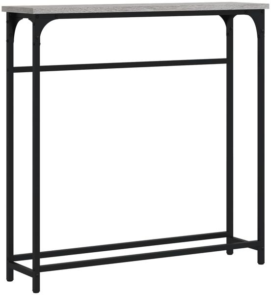 Konsolentisch, Beistelltisch, Konsole Grau Sonoma 75x19,5x75 cm Holzwerkstoff