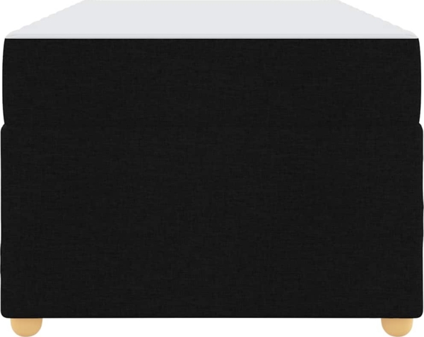 vidaXL Bettrahmen mit Matratze Schwarz 80 x 200 cm Stoff 3399316 Bild 5