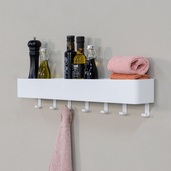 Spinder Garderobe Stahl Skandinavisch Weiß Multifunktional