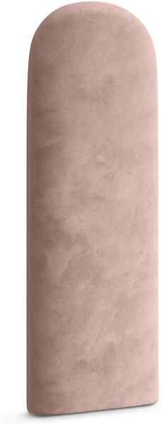 Muralo Polsterpaneel ovales WANDPOLSTER Wandkissen Bettkopfteil Wandpaneel Schlafzimmer Wohnzimmer Bett Lendekissen Modern Luxus Gepolstert Polster Paneel (Hellrosa, 30x80 cm)