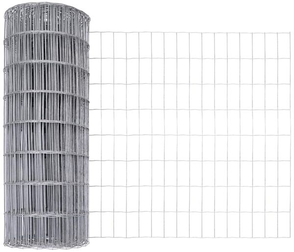vidaXL Outdoor Euro Zaun mit Spitzen 10 x 1 m Verzinkter Stahl Silber 3350735 Bild 7