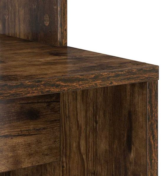 vidaXL Schreibtisch mit Regal Geräucherte Eiche 78,5 x 37 x 154,5 cm 869342 Bild 8