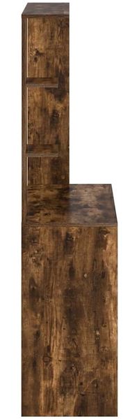 vidaXL Schreibtisch mit Regal Geräucherte Eiche 78,5 x 37 x 154,5 cm 869342 Bild 6