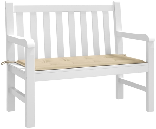 vidaXL Gartenbank-Auflage Beige 100x50x4 cm Oxford-Gewebe 47625 Bild 2