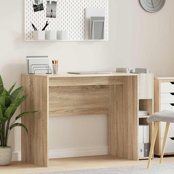 vidaXL Schreibtisch Sonoma-Eiche 109 x 50 x 78 cm Holzwerkstoff 891202
